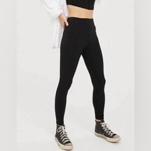 Aerie OFFLINE Real Me Xtra Hold Up! Pocket 7/8 Legging Black 2023-Large